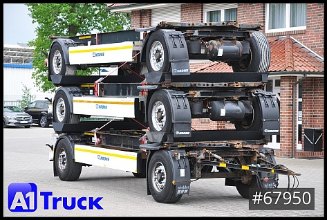 Wissellaadbakken - BDF-trailer - Krone - 3 er Paket Bj 2014,  1 Vorbesitzer, Standard